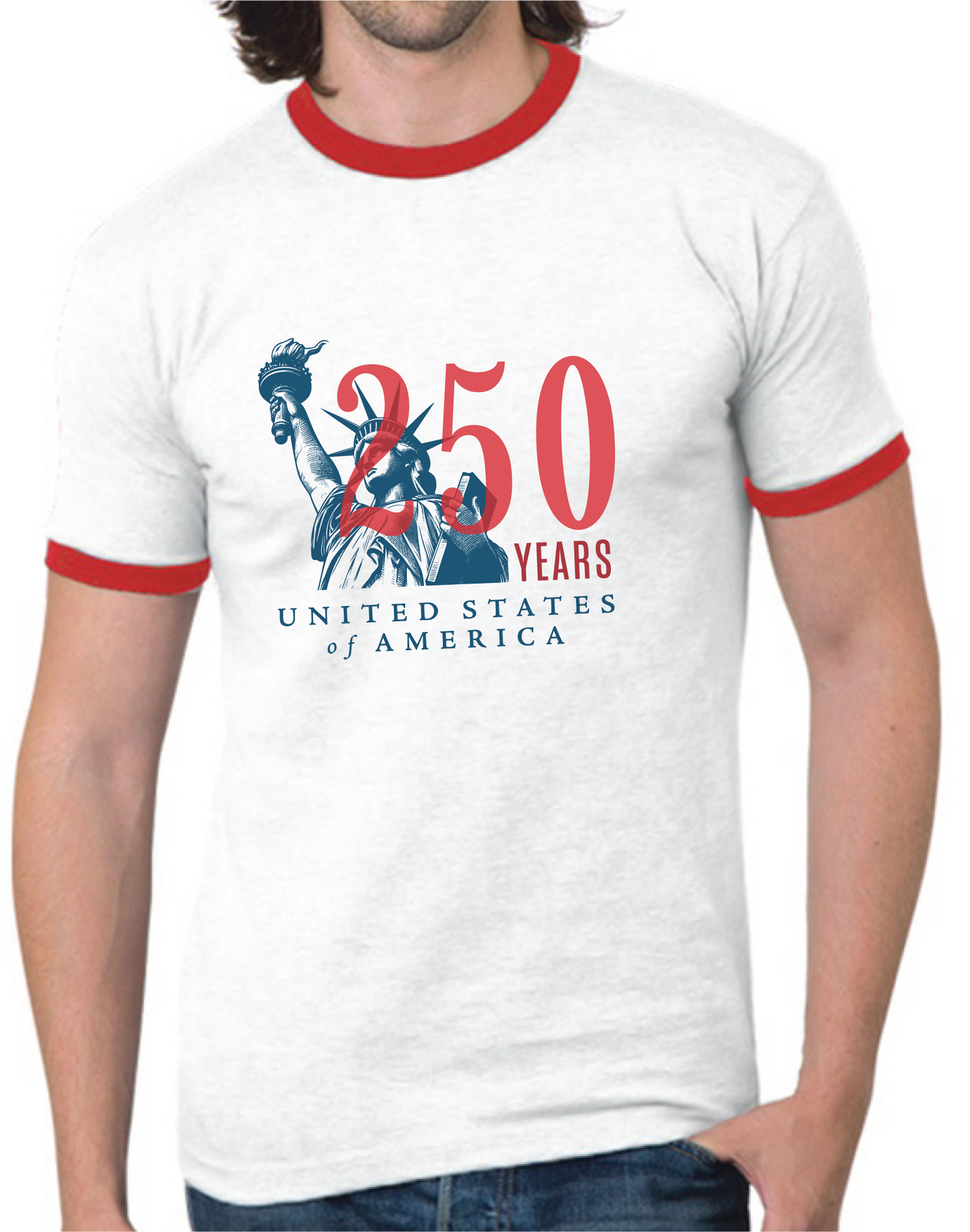 LIBERTY 250 RINGER TEE