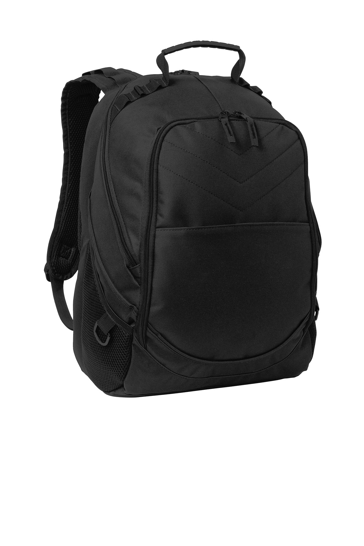 Xcape compute backpack-school logo added to front pocket