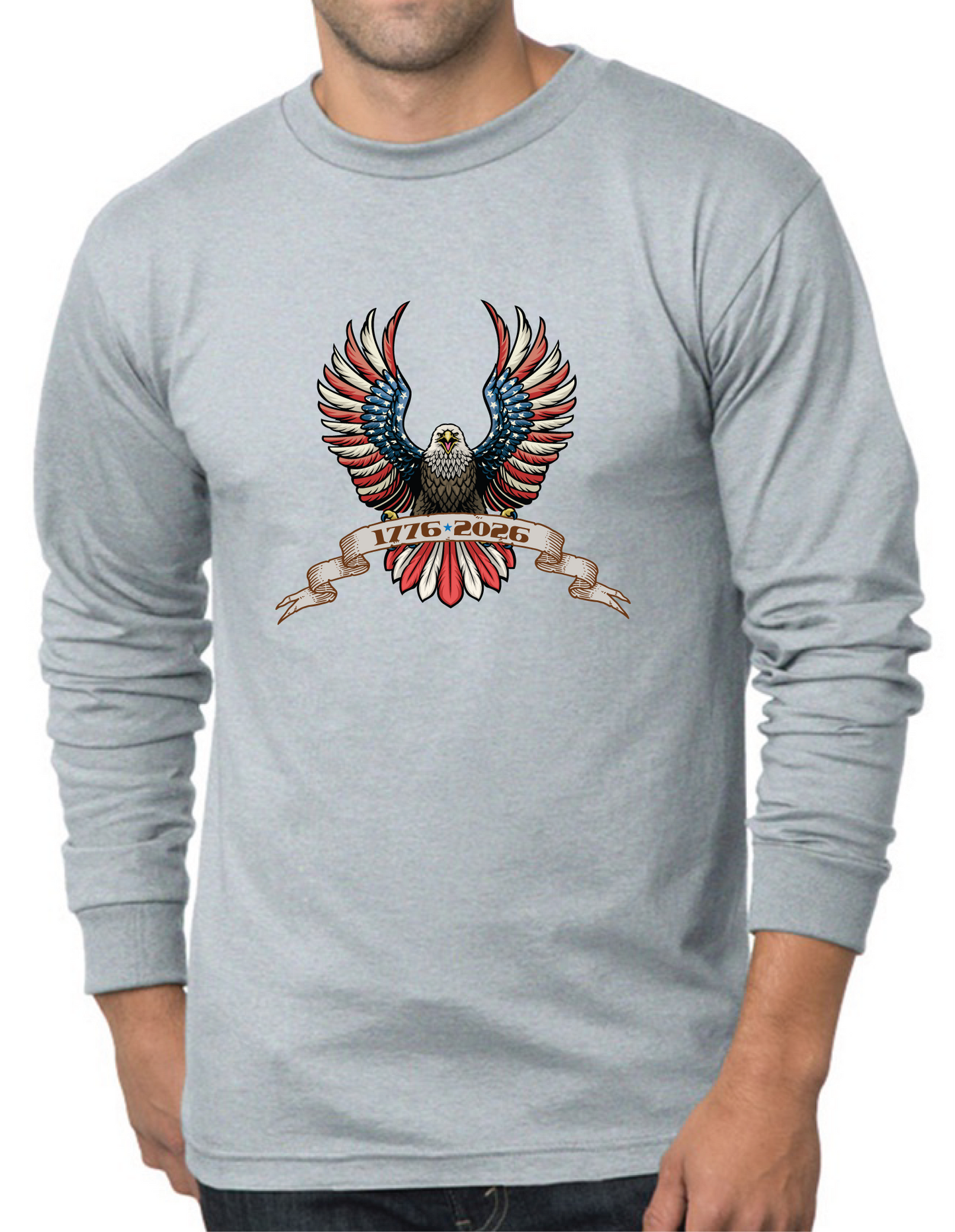 1776 EAGLE LONG-SLEEVE TEE