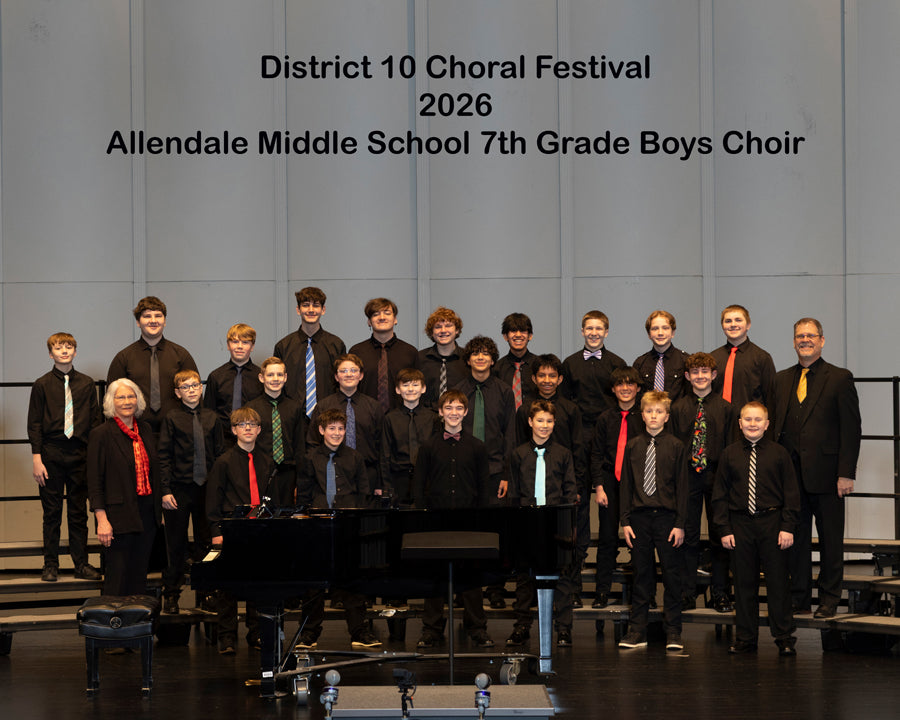 Allendale Middle School 7th Grade Boys Choir