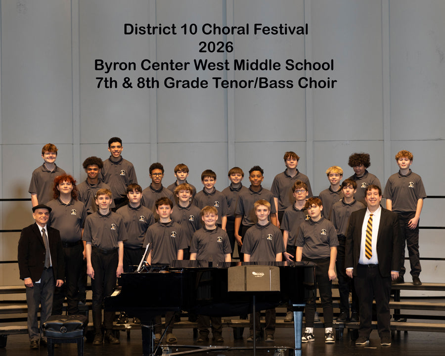 Bryon Center West Middle School 7th 8th tenor bass