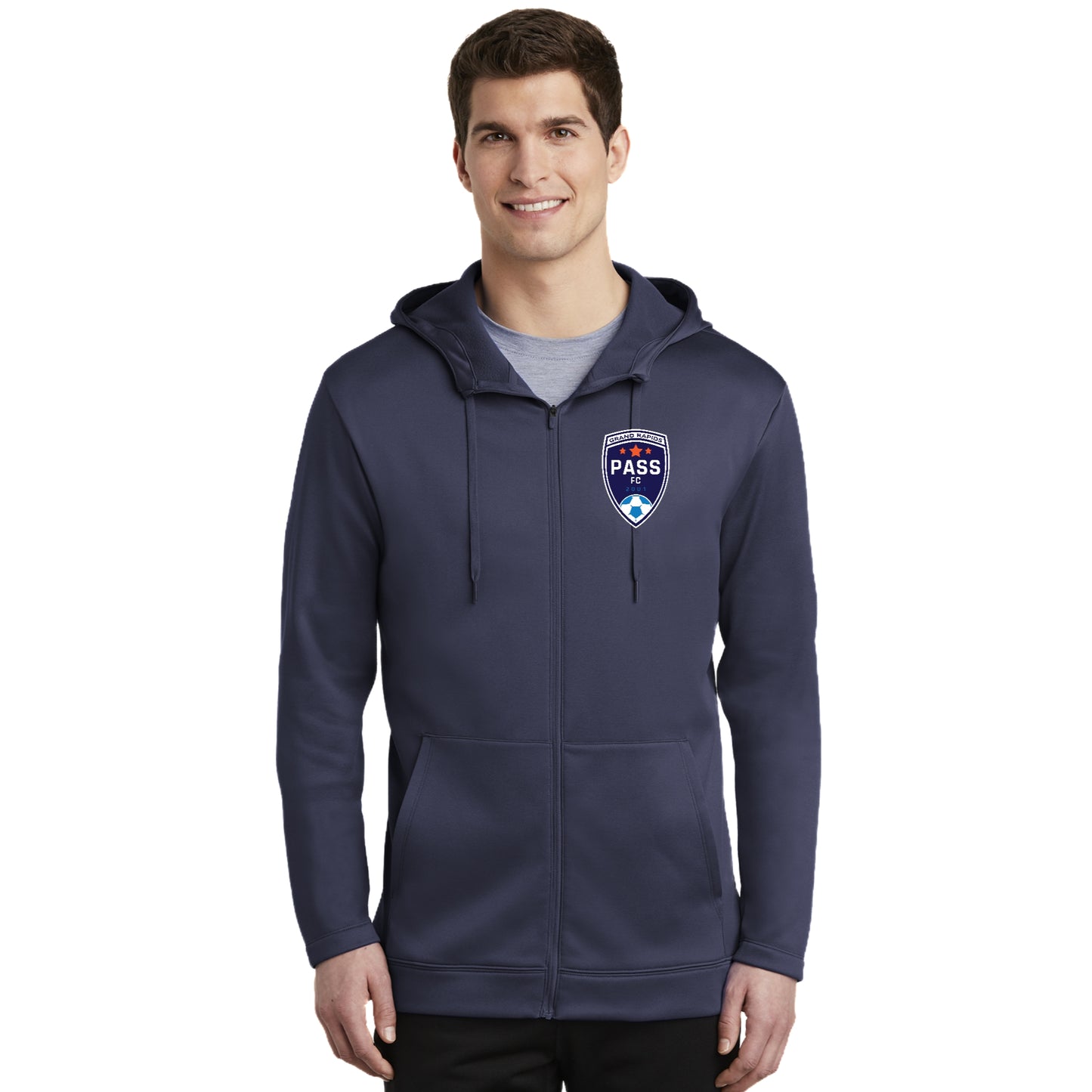 PASS FC Nike Therma-FIT Full-Zip Fleece Hoodie