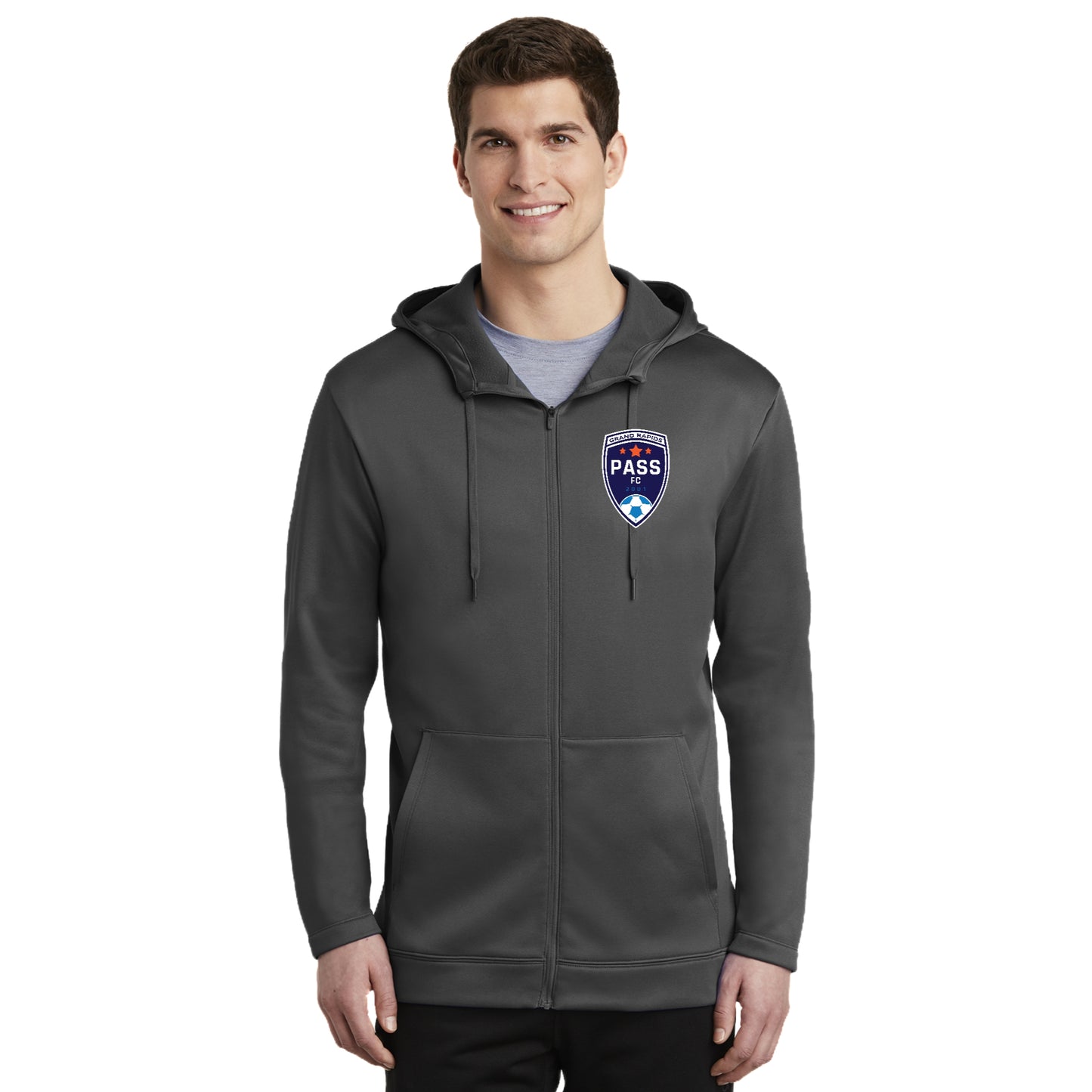 PASS FC Nike Therma-FIT Full-Zip Fleece Hoodie