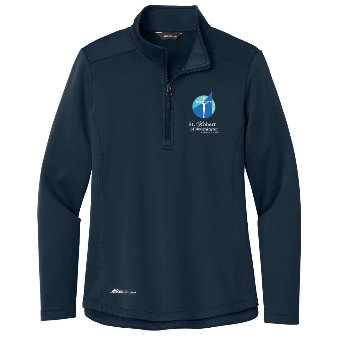 St. Robert Church Ladies Eddie Bauer® Smooth Mid Layer Fleece 1/2-Zip