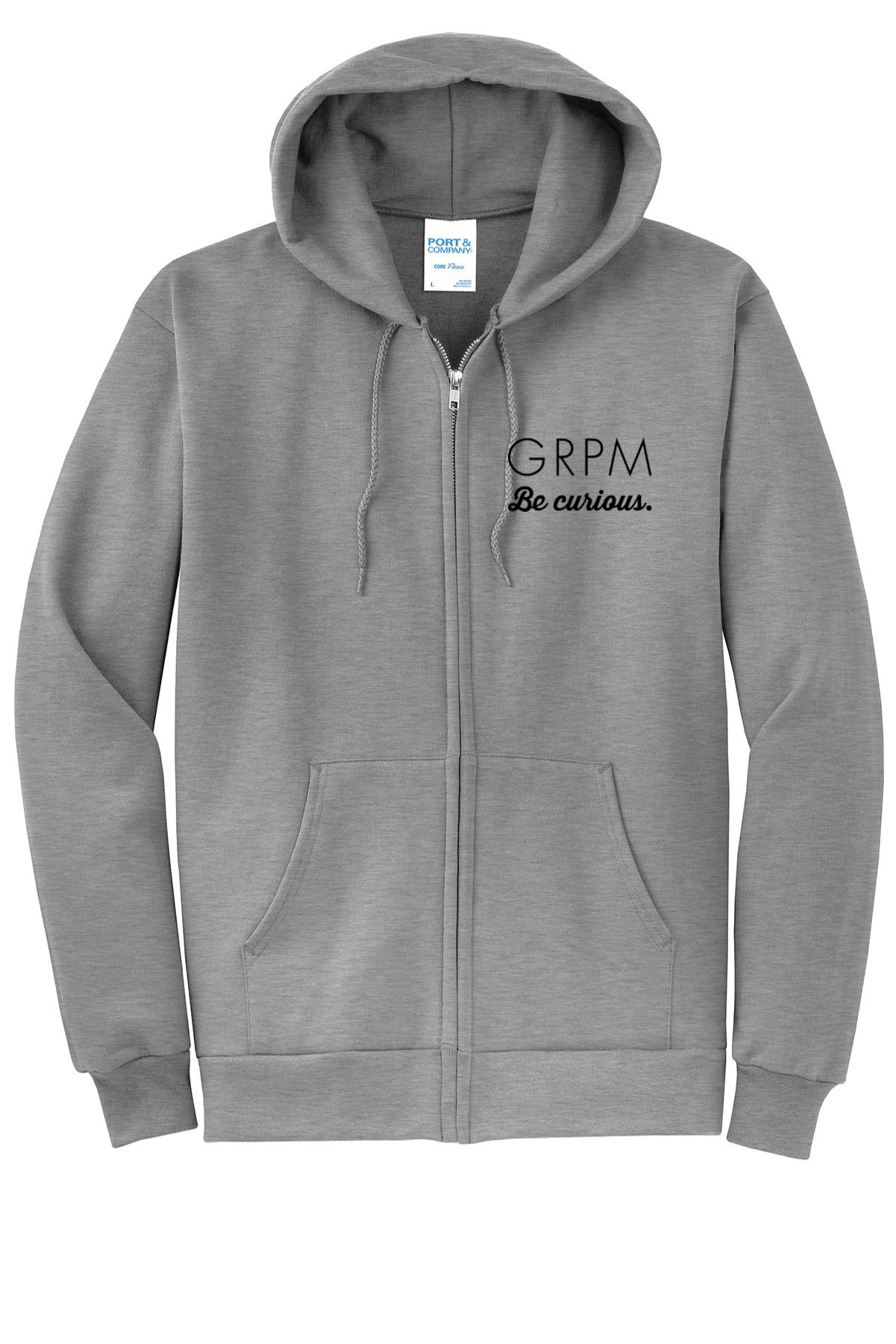 GRPM BE CURIOUS 50/50 ZIPPER HOODIE