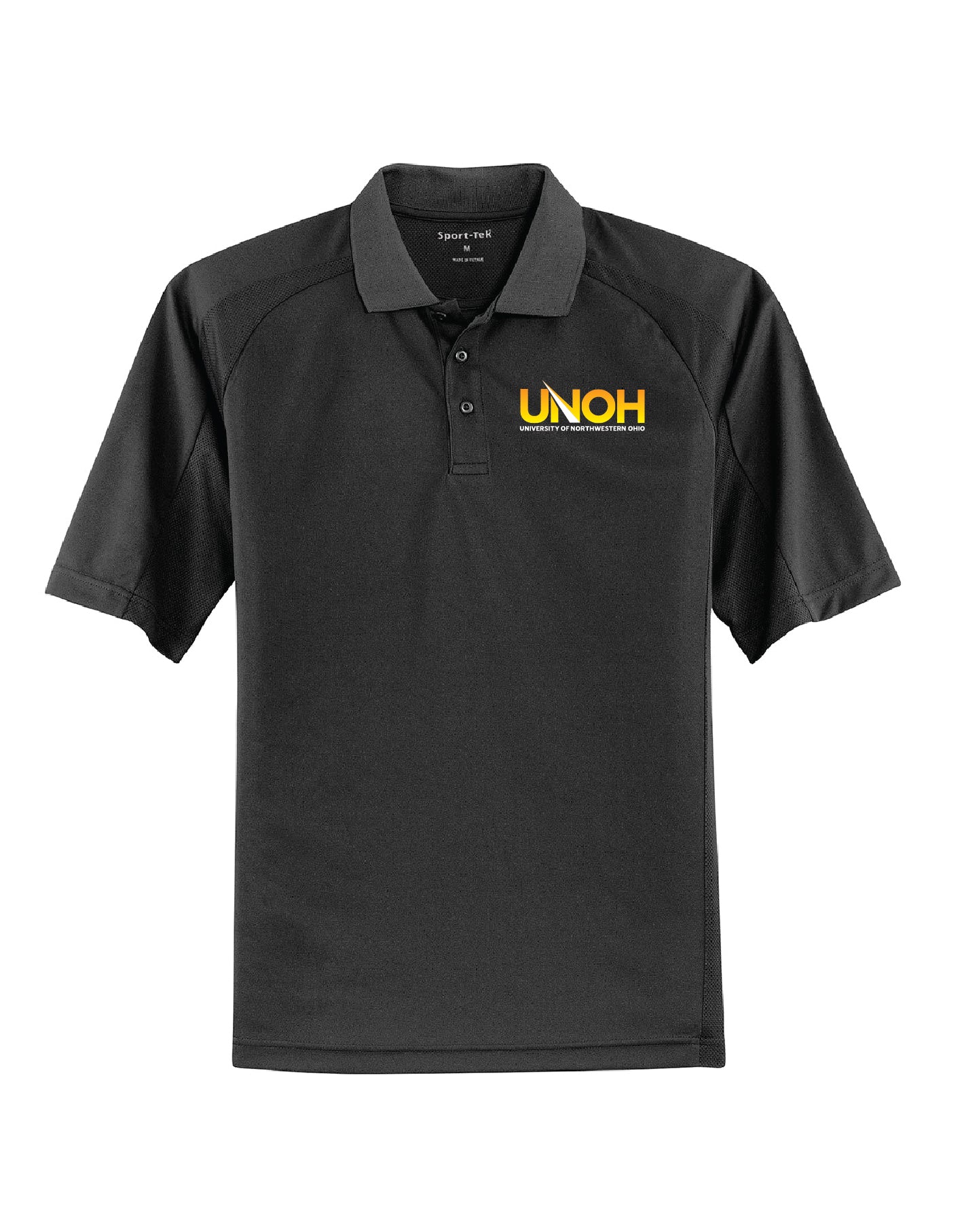 UNOH Core Sport-Tek® Dri-Mesh® Pro Polo Black