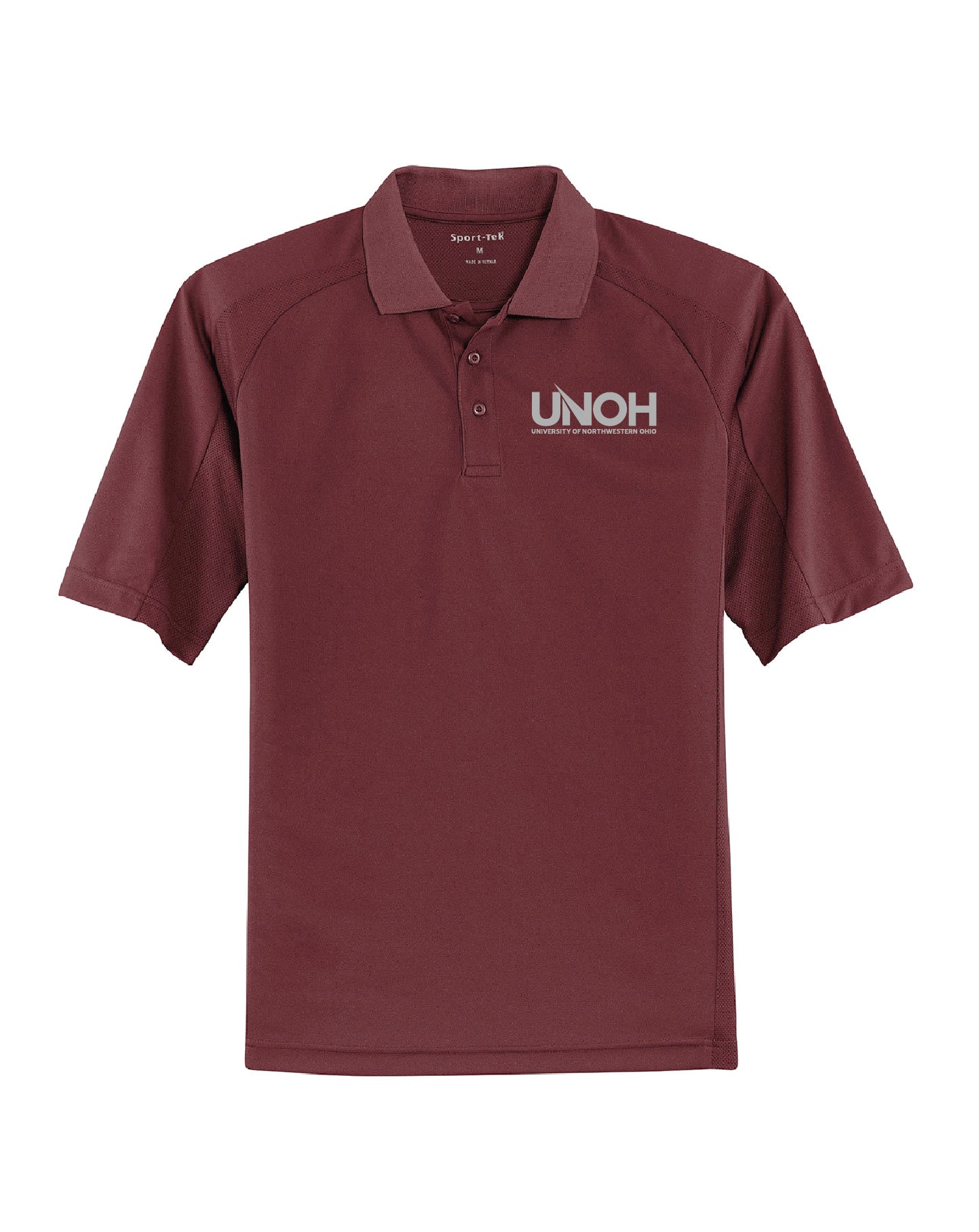 UNOH Sport-Tek® Dri-Mesh® Pro Polo Maroon