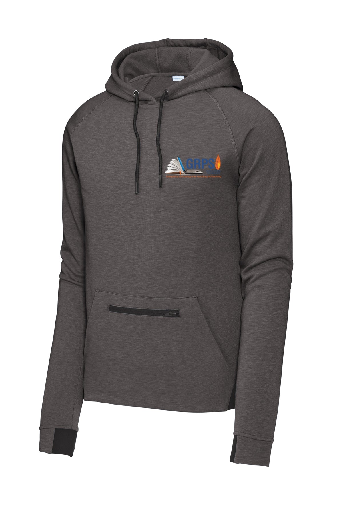 Instructional Technology Strive Hooded Pullover BLUE LOGO