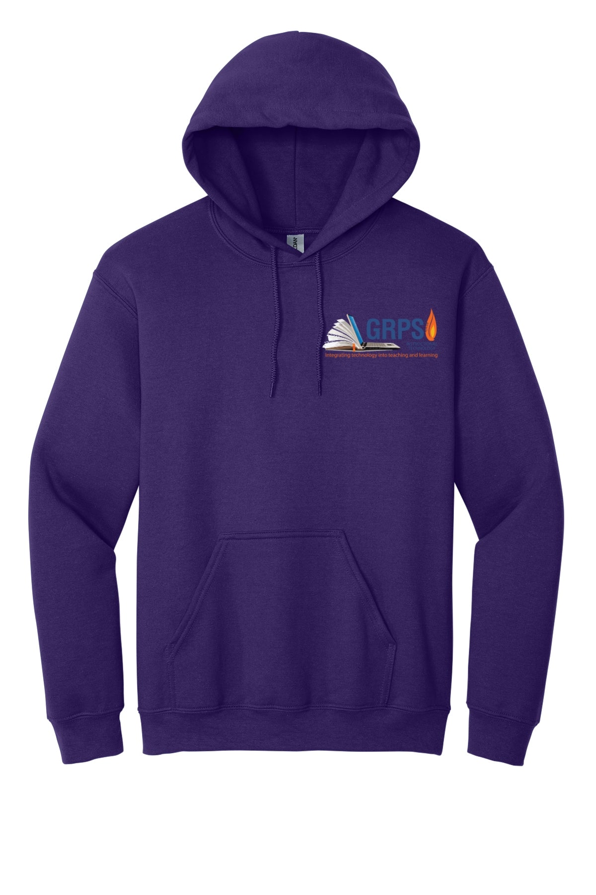 Instructional Technology Gildan® Heavy Blend™ Hooded Sweatshirt BLUE LOGO