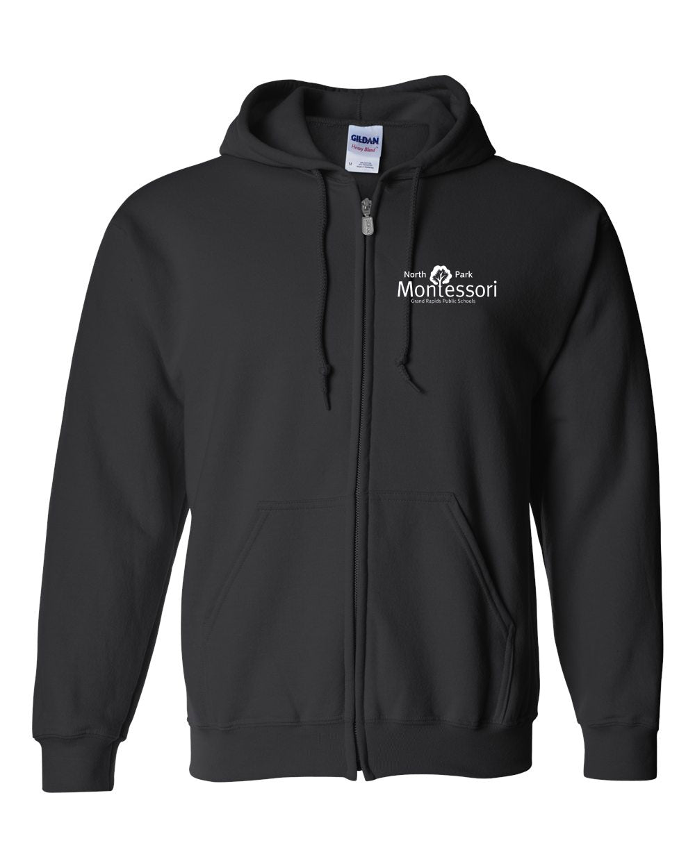 North Park Montessori Heavy Blend™ Full-Zip Hooded Sweatshirt - 18600