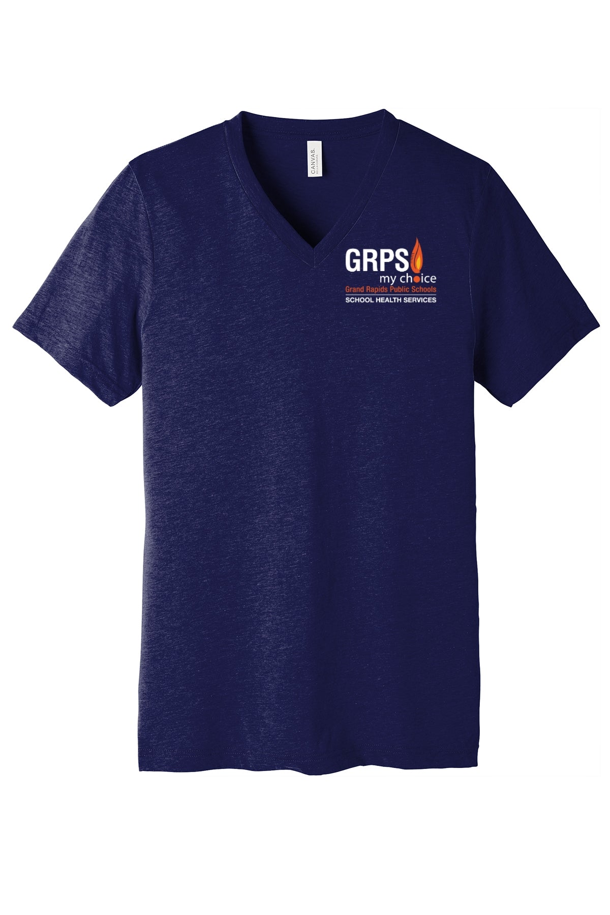 GRPS HEALTH SERVICES Unisex Triblend Short Sleeve V-Neck Tee
