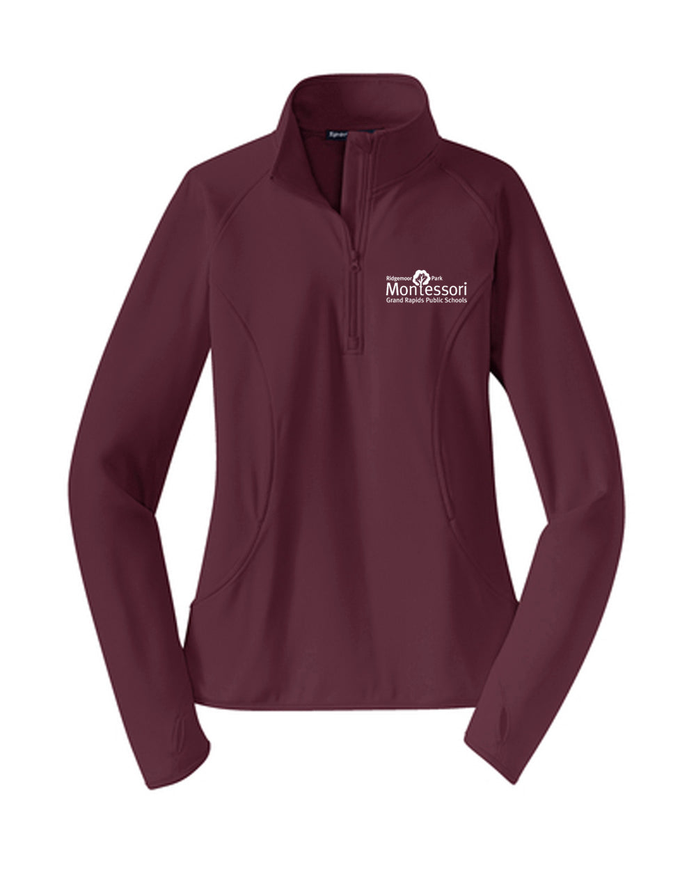 Montessori Staff Ladies SportTek Sportwick 1/2 Zip LST850