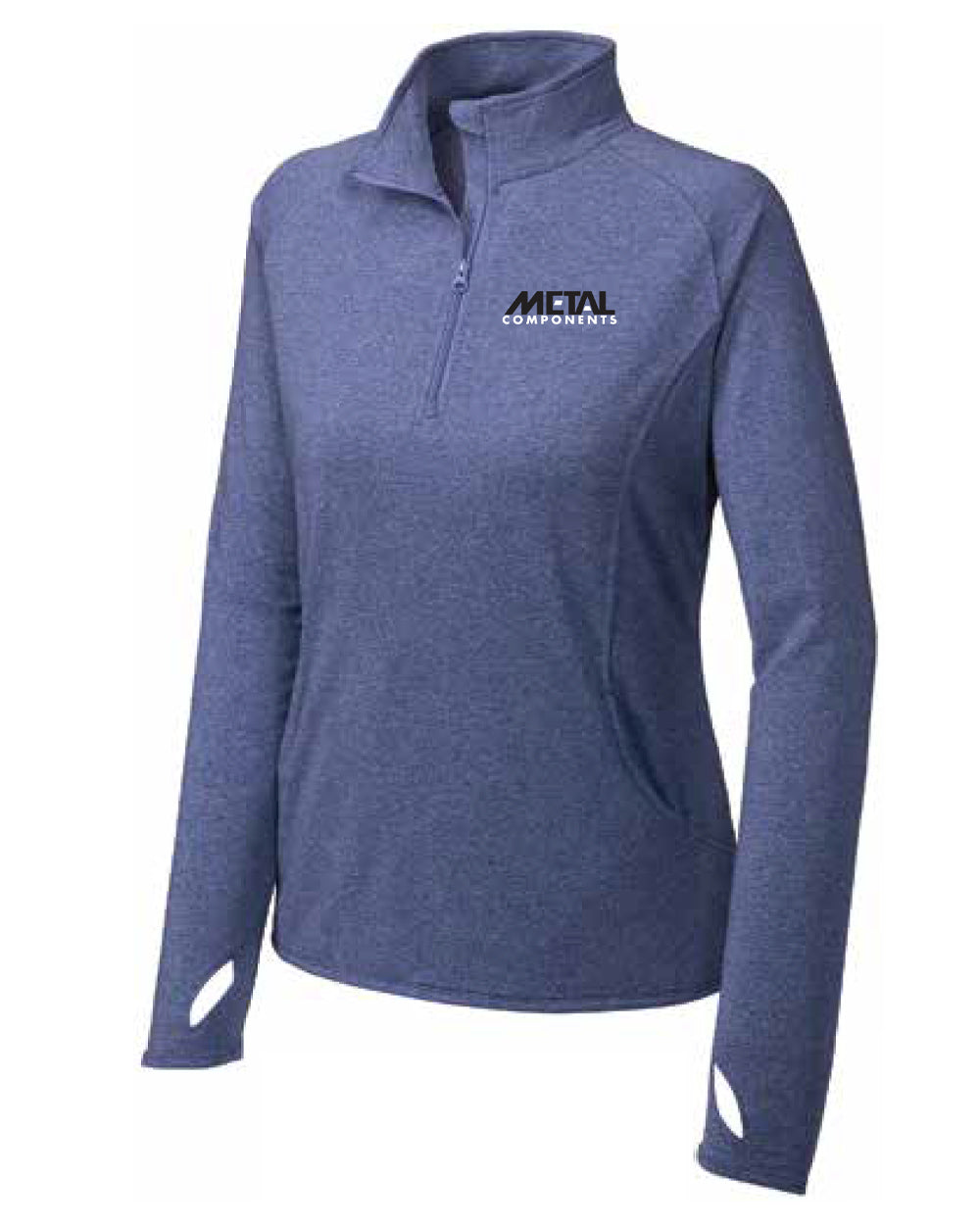 Metal Components 1/4 Zip Ladies Pull Over