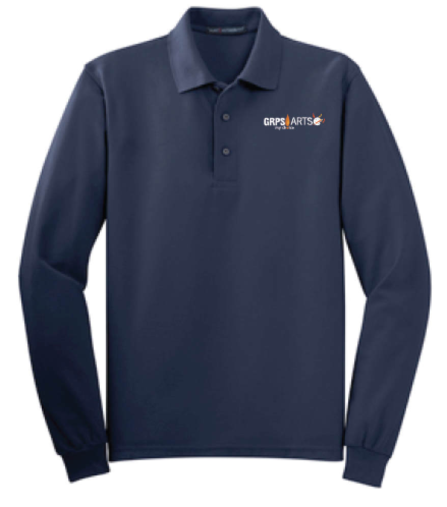 GRPS Arts Port Authority Silk Touch™ Long Sleeve Polo K500LS