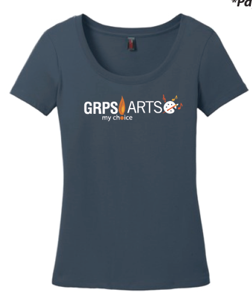 GRPS Arts DM106L District ® Women’s Perfect Weight ® Scoop Neck Tee