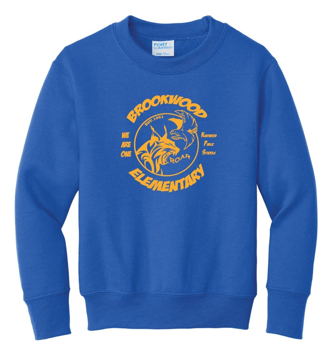 Brookwood "We Are One" YOUTH CREW SWEATSHIRT
