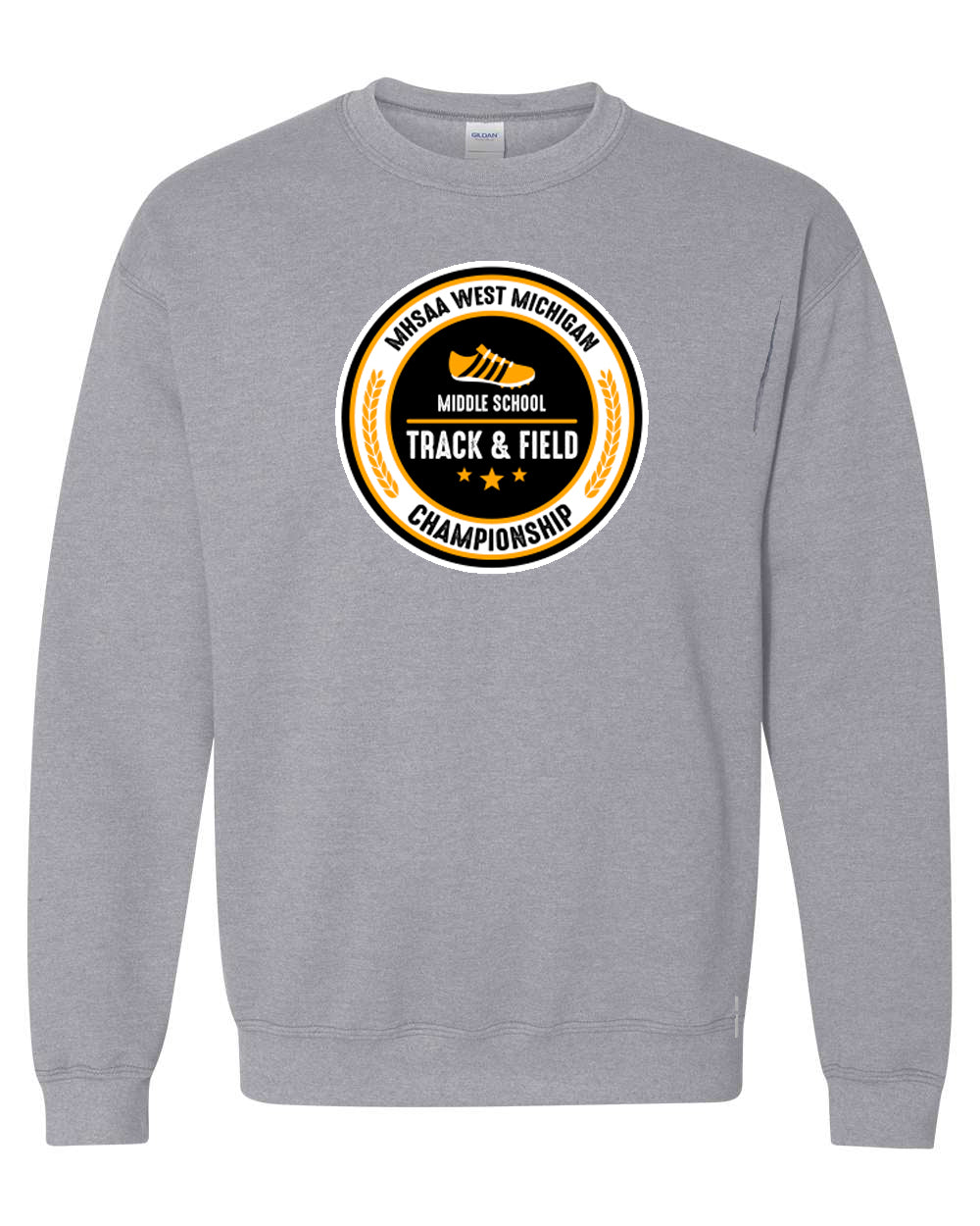 MHSSA Track and Field Championship Tee 2021 Grey Shirt