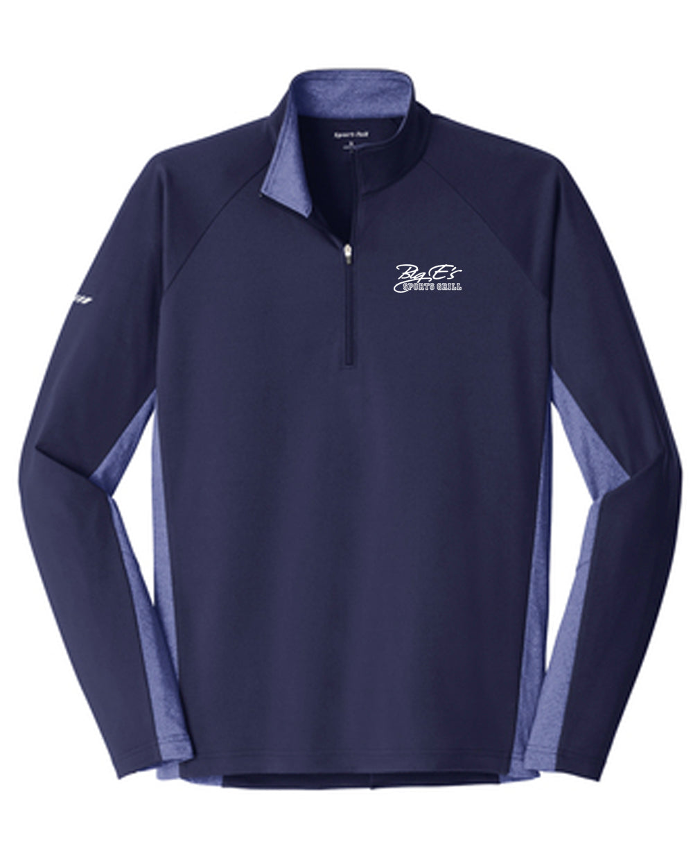 Women's Big E's Sport-Tek® Sport-Wick® Stretch Contrast 1/2-Zip Pullover
