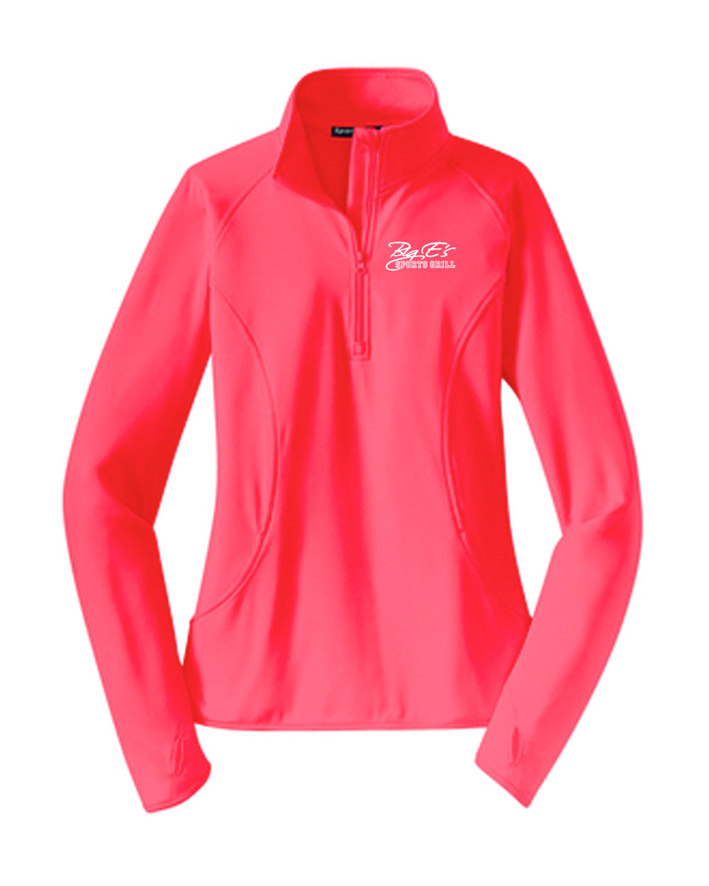 Women's Big E's Sport-Tek® Sport-Wick® Stretch 1/2-Zip Pullover