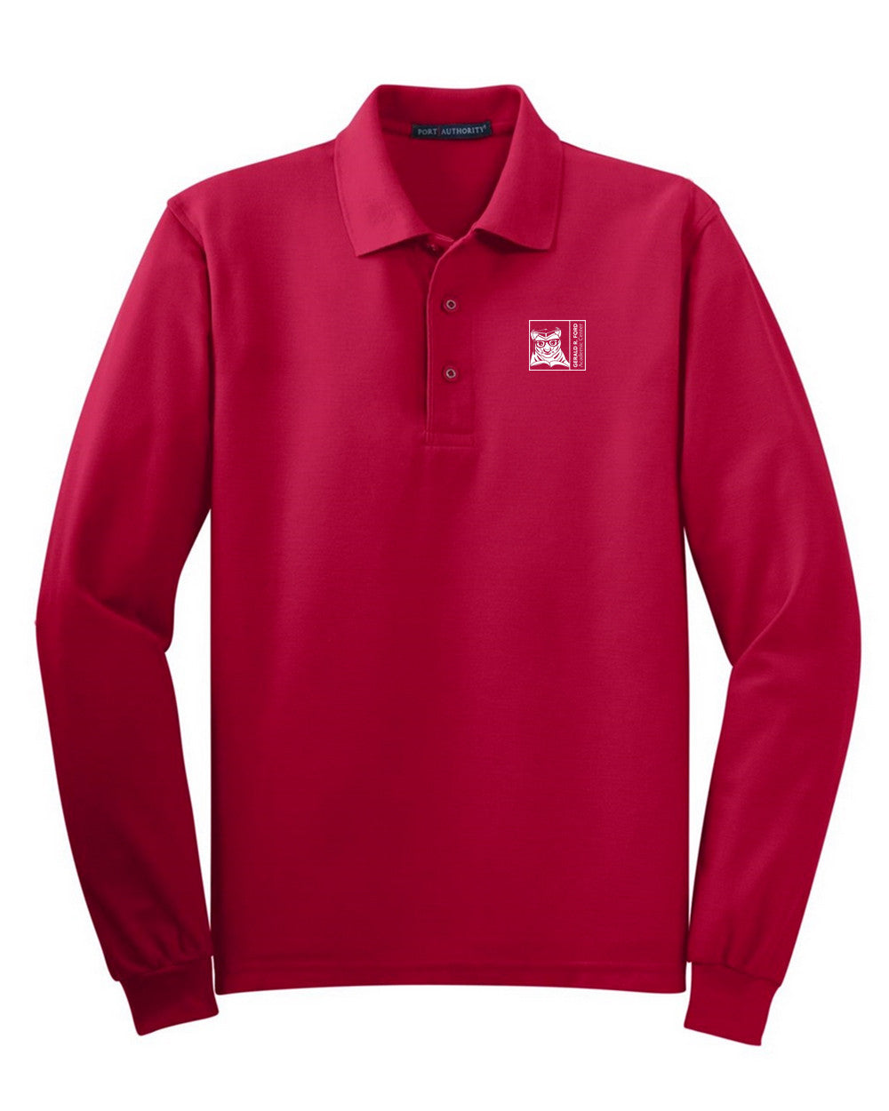 Gerald R Ford Long Sleeve Polo