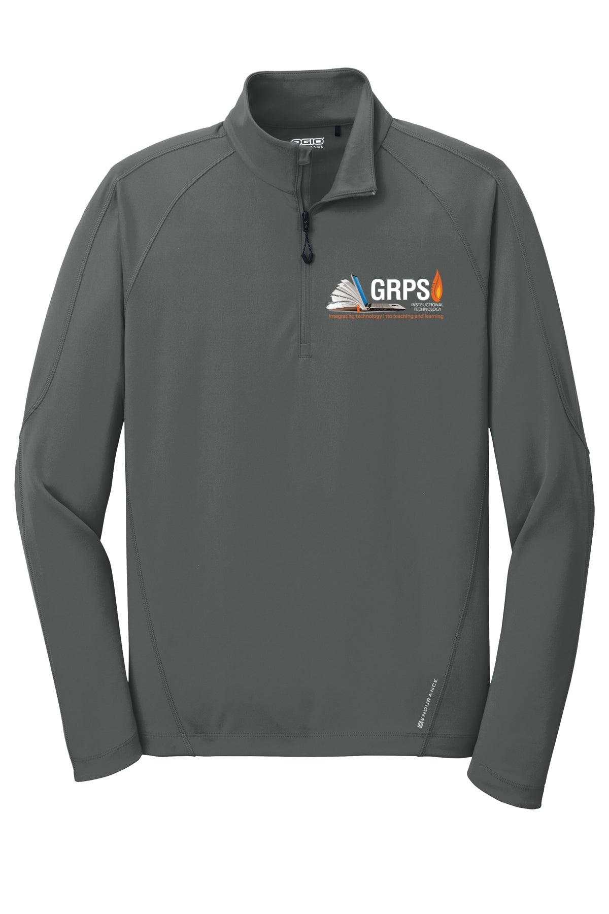 Instructional Technology OGIO® ENDURANCE Radius 1/4-Zip WHITE LOGO