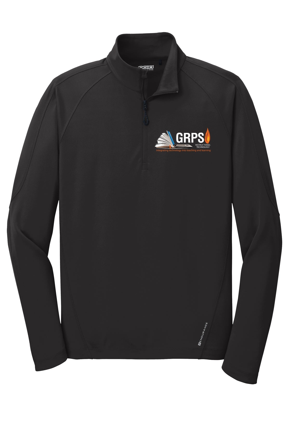 Instructional Technology OGIO® ENDURANCE Radius 1/4-Zip WHITE LOGO