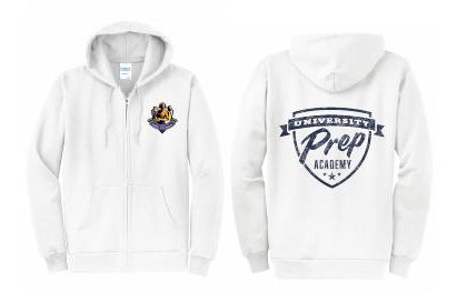 U PREP HOODED ZIP UP SWEATSHIRT