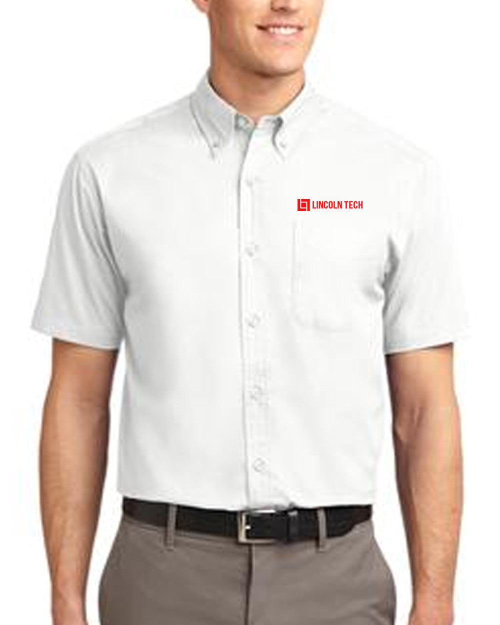 Lincoln Tech Short Sleeve Button Down