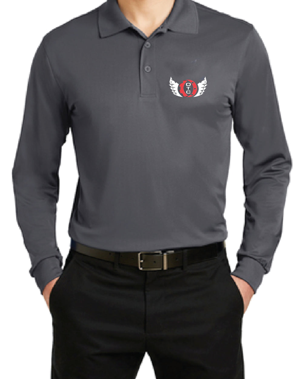 Men's Long Sleeve Polo (ST657)