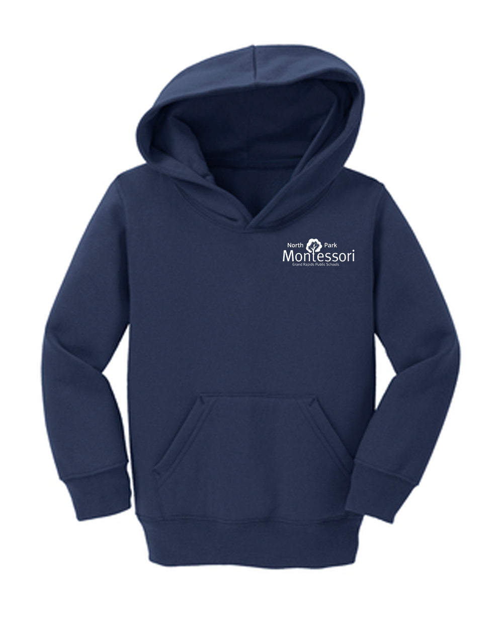 North Park Montessori Toddler Core Fleece Hooded Sweatshirt CAR78TH