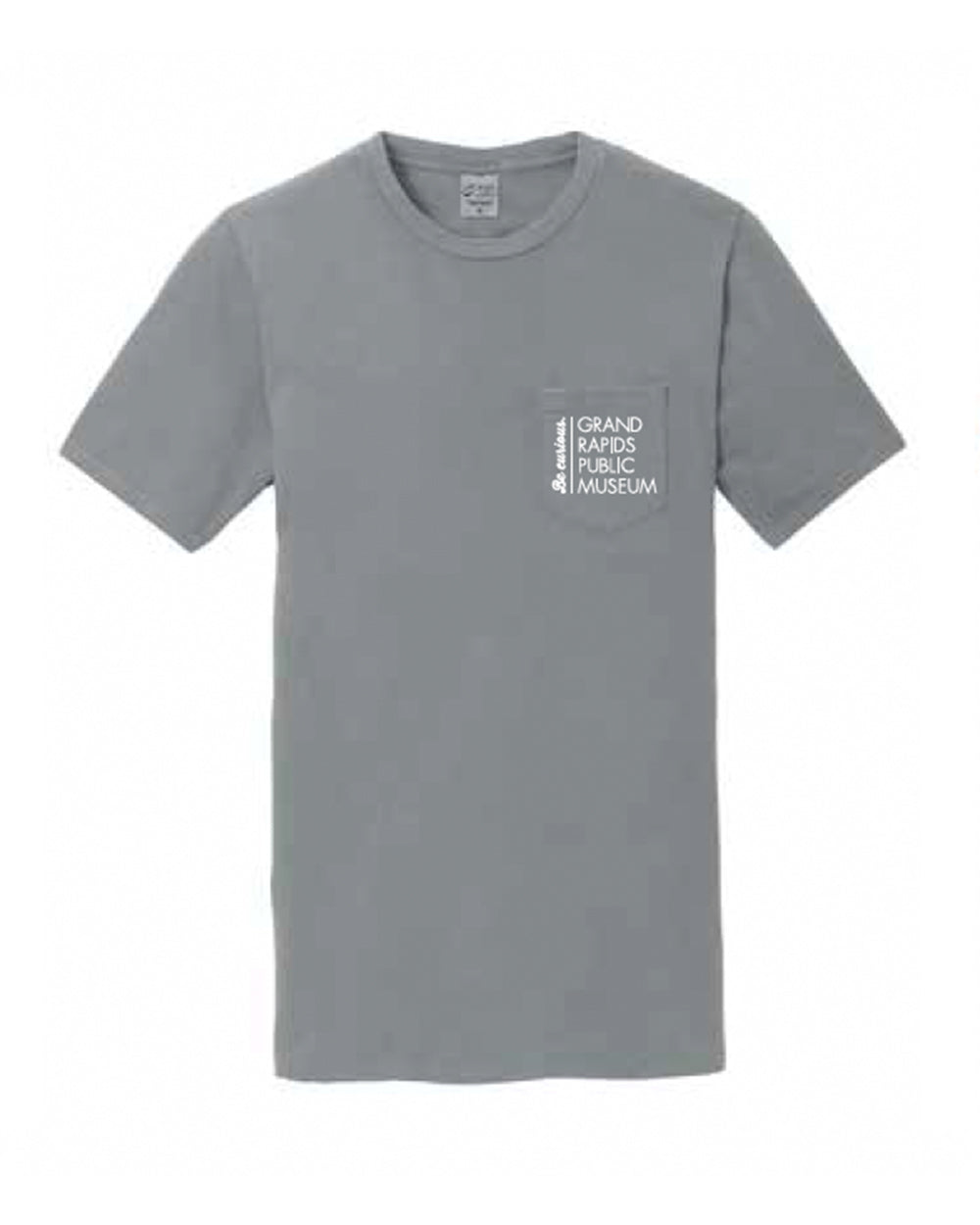 Museum Staff Port & Company® Pigment-Dyed Pocket Tee