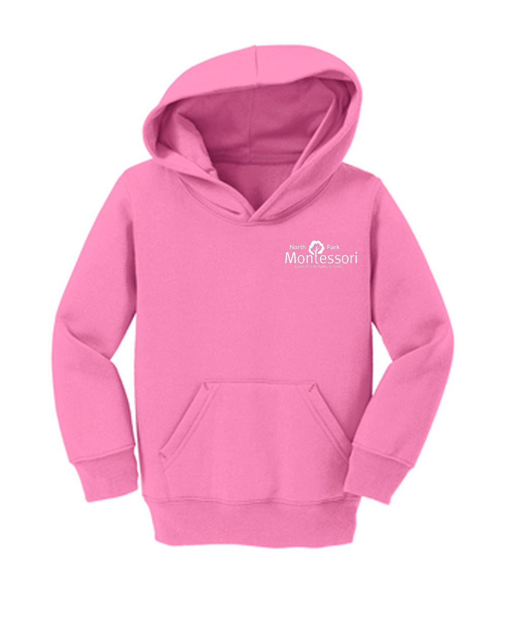 North Park Montessori Toddler Core Fleece Hooded Sweatshirt CAR78TH