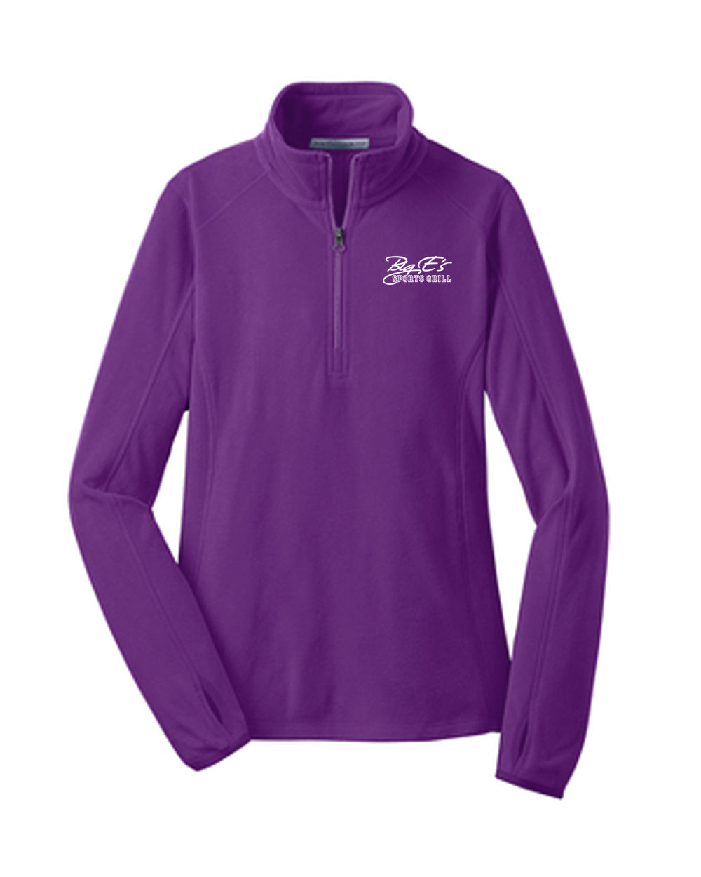 Women's Big E's Port Authority® Microfleece 1/2-Zip Pullover