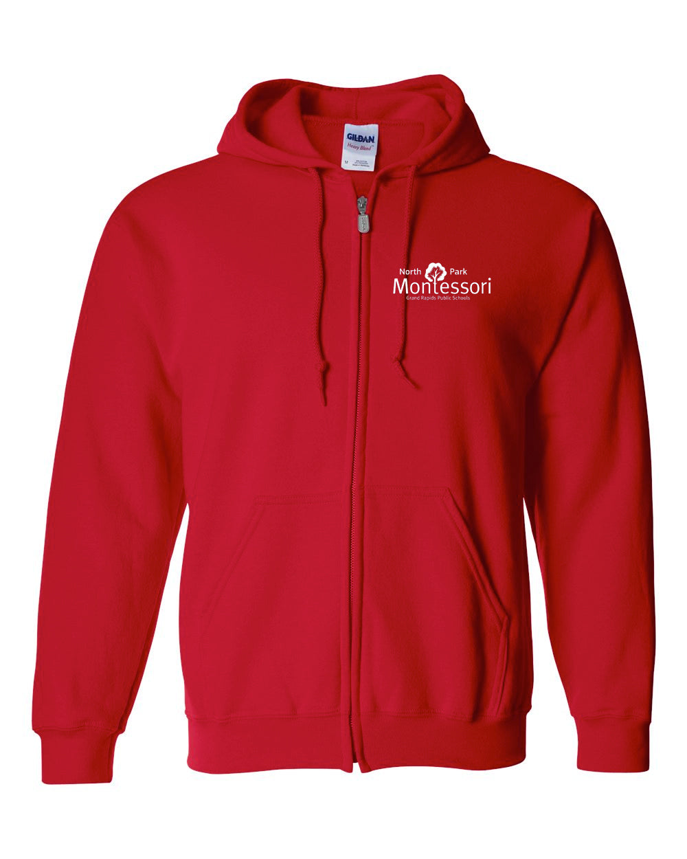 North Park Montessori Heavy Blend™ Full-Zip Hooded Sweatshirt