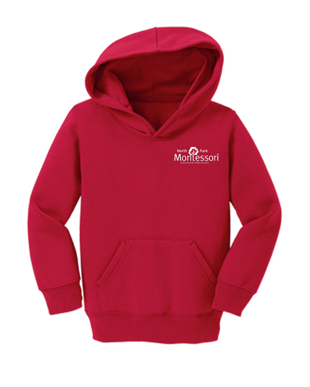 North Park Montessori Toddler Core Fleece Hooded Sweatshirt CAR78TH