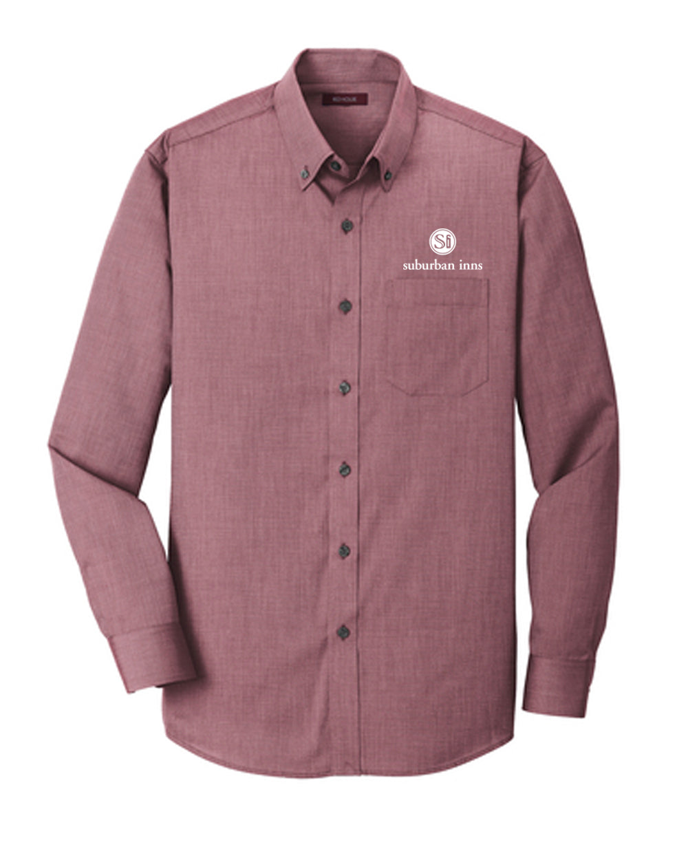 Men's Suburban Inns Red House® Nailhead Non-Iron Shirt