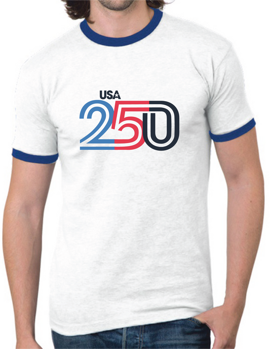 USA 250 RINGER TEE
