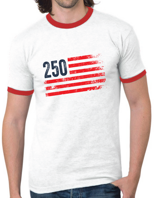 250 FLAG RINGER TEE