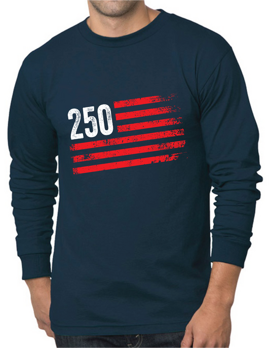250 FLAG LONG-SLEEVE TEE