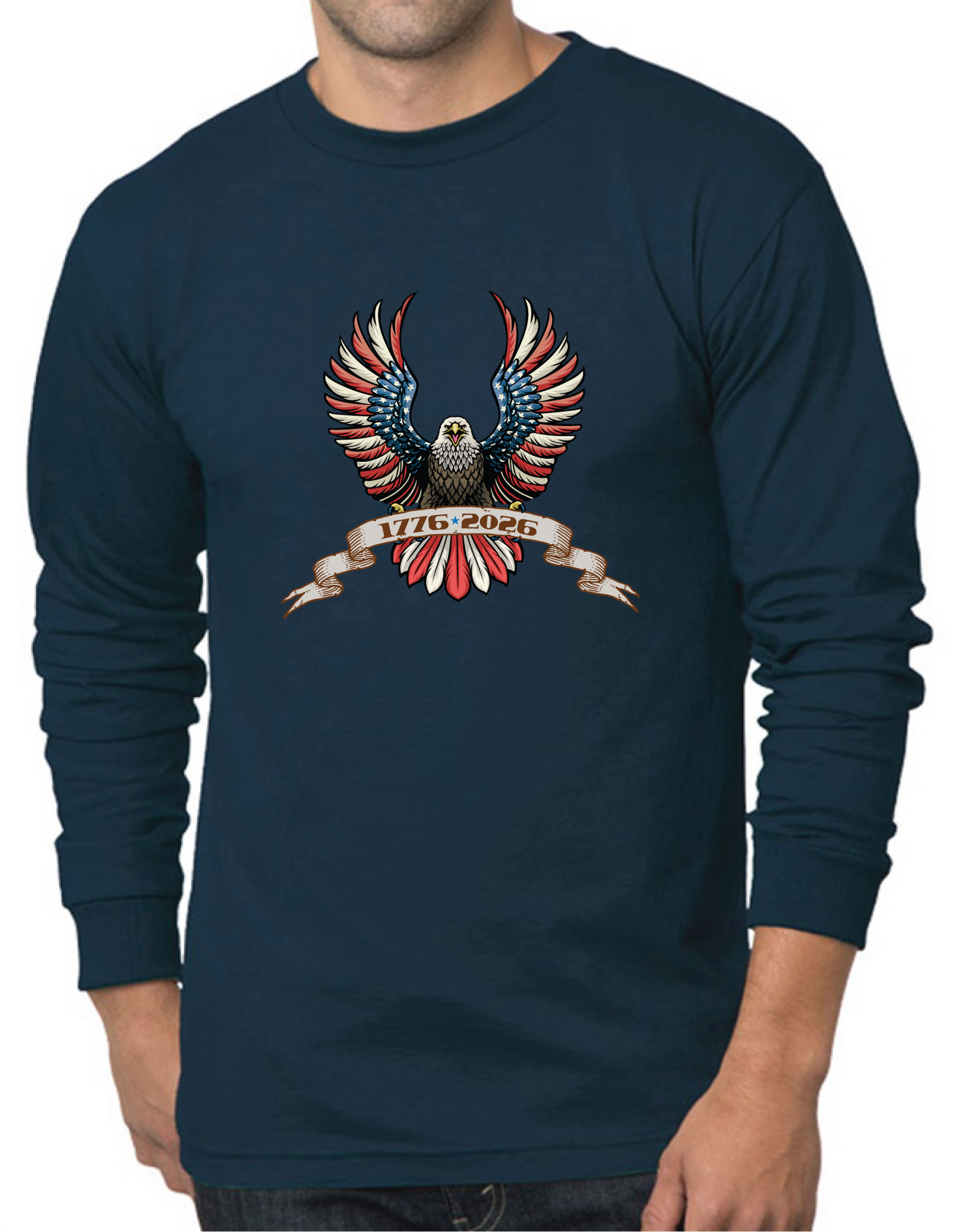 1776 EAGLE LONG-SLEEVE TEE