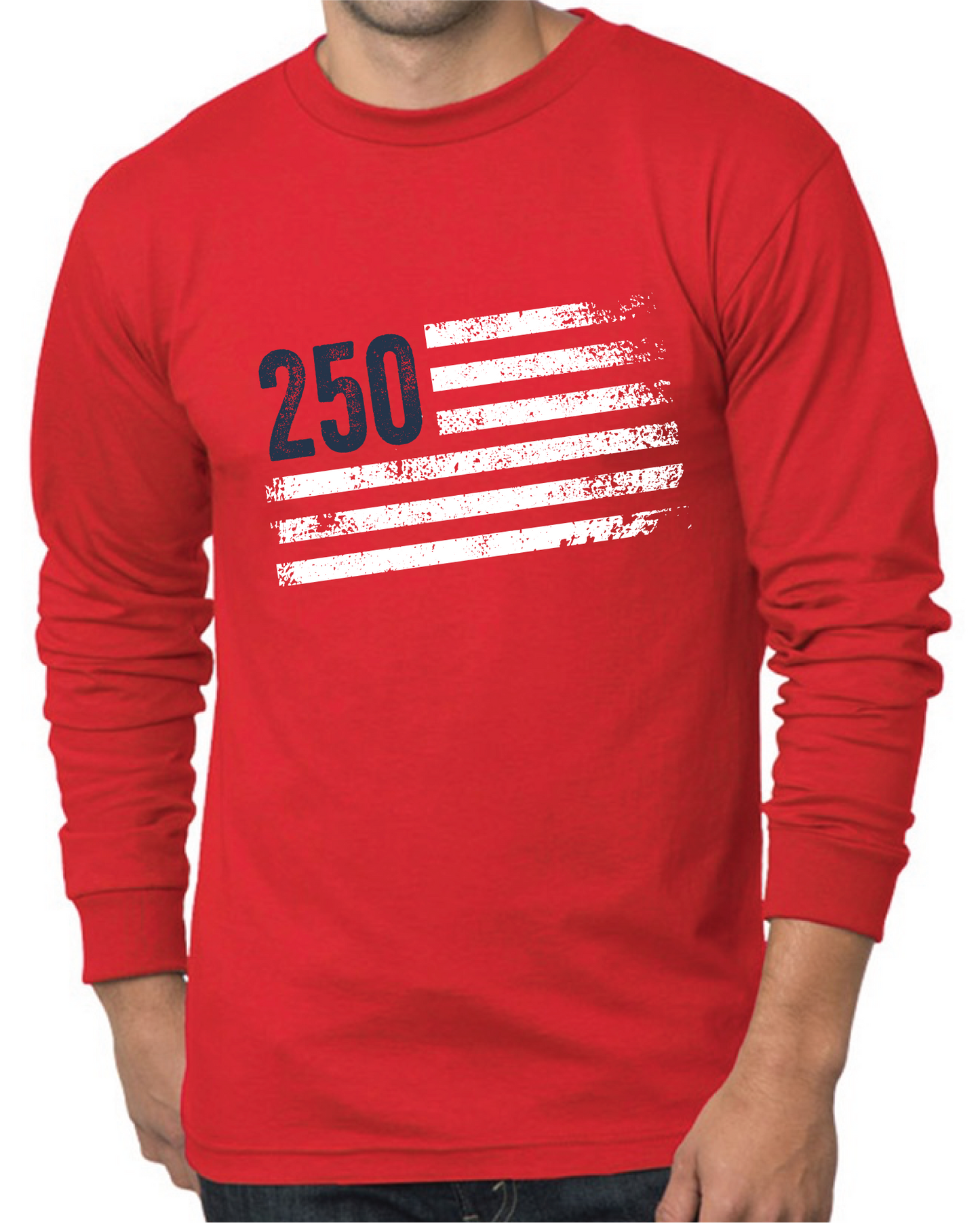250 FLAG LONG-SLEEVE TEE