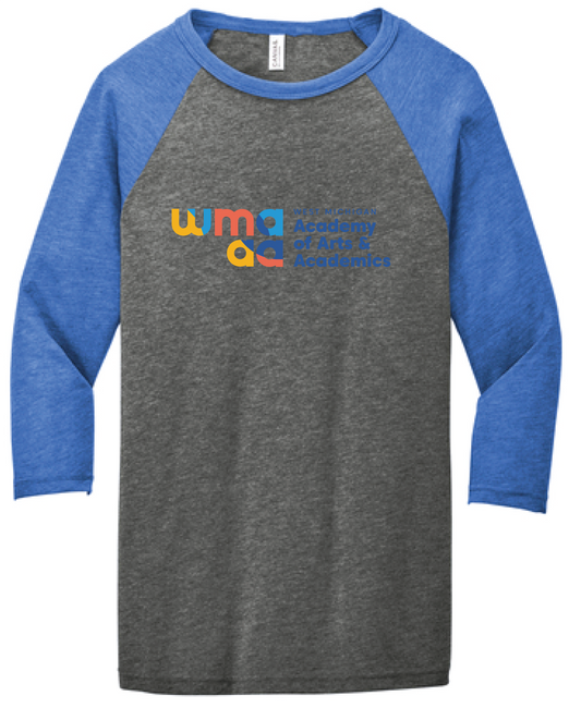 WMAAA Unisex 3/4-Sleeve Baseball Tee