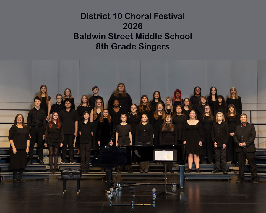 Baldwin Streer Middle School The 8th Grad Singers