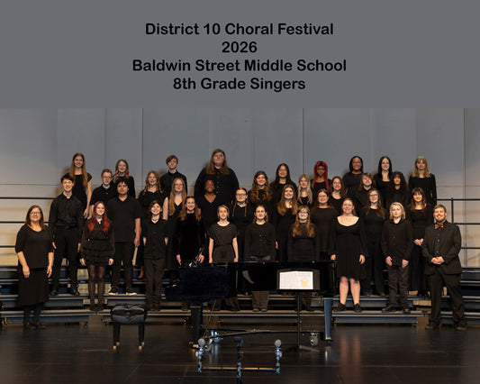 Baldwin Streer Middle School The 8th Grad Singers