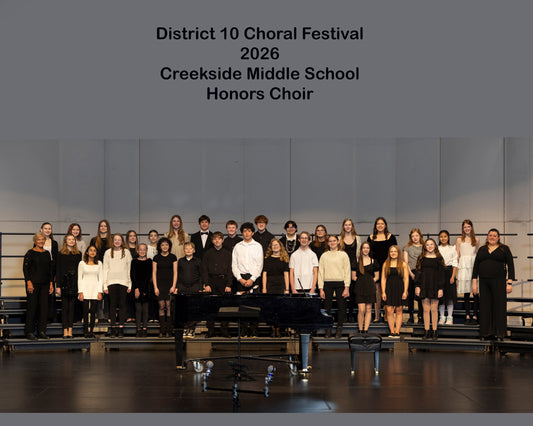Creekside Middle School Honors Choir