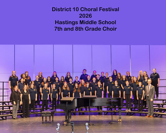 Hastings Middle School 7th & 8th grade choir