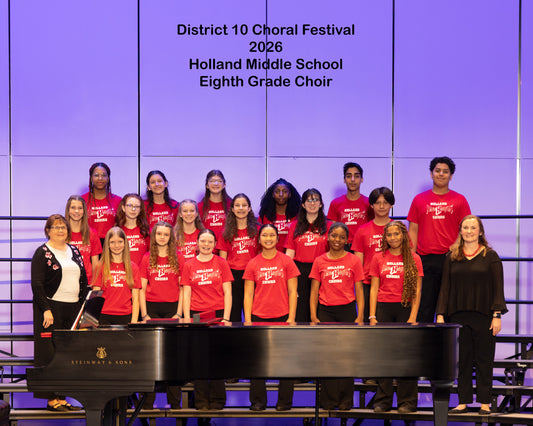Holland Middle School 8th Grade Choir