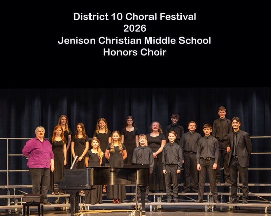 Jenison Christian Middle School Honors Choir