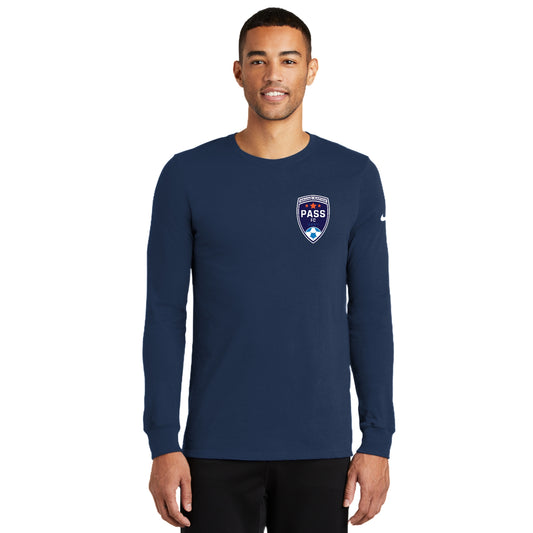 PASS FC ADULT Nike Cotton/Poly Long Sleeve Tee