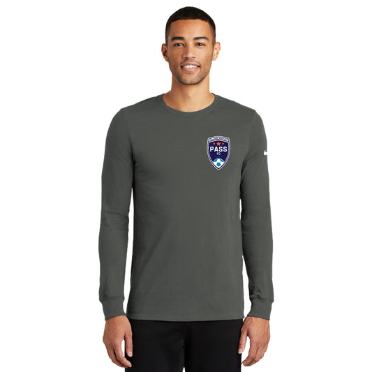 PASS FC ADULT Nike Cotton/Poly Long Sleeve Tee